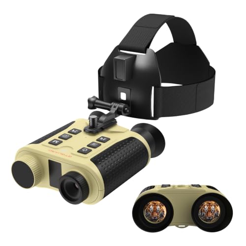 Binoculares visión nocturna 4K 8X con soporte 512GB miniatura 1