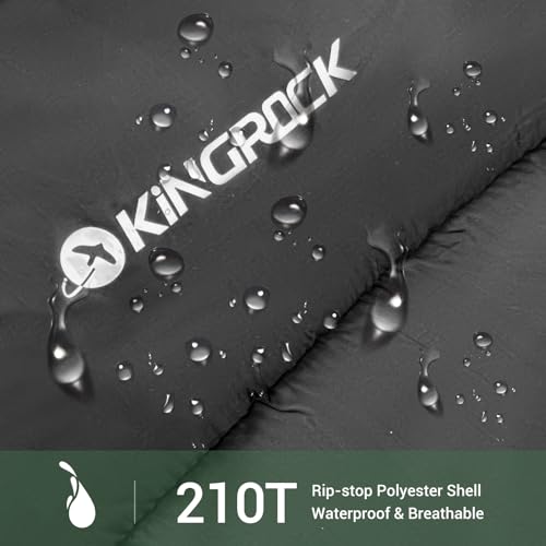 KINGROCK Bolsa de Dormir para Adultos Ligera Impermeable para Clima Frío con Bolsa de Compresión miniatura 5