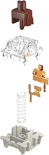 Miniatura 2 de kutethy Gateron G Brown Pro 2.0 Interruptores prelubricados de 3 pines RGB SMD táctiles para juegos teclado mecánico DIY Hotswap interruptores de