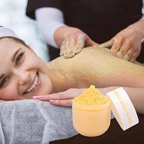 Esfoliante de cúrcuma para manchas escuras, Esfoliante de cúrcuma para pele sem brilho, Esfoliante d