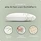 Sleeptime Orthopädisches Nackenstützkissen - Kopfkissen aus druckausgleichendem Visko-Gelschaum (Memory Foam) mit Bamboo-Bezug - Kissen in 70x40cm - Höhe 12cm