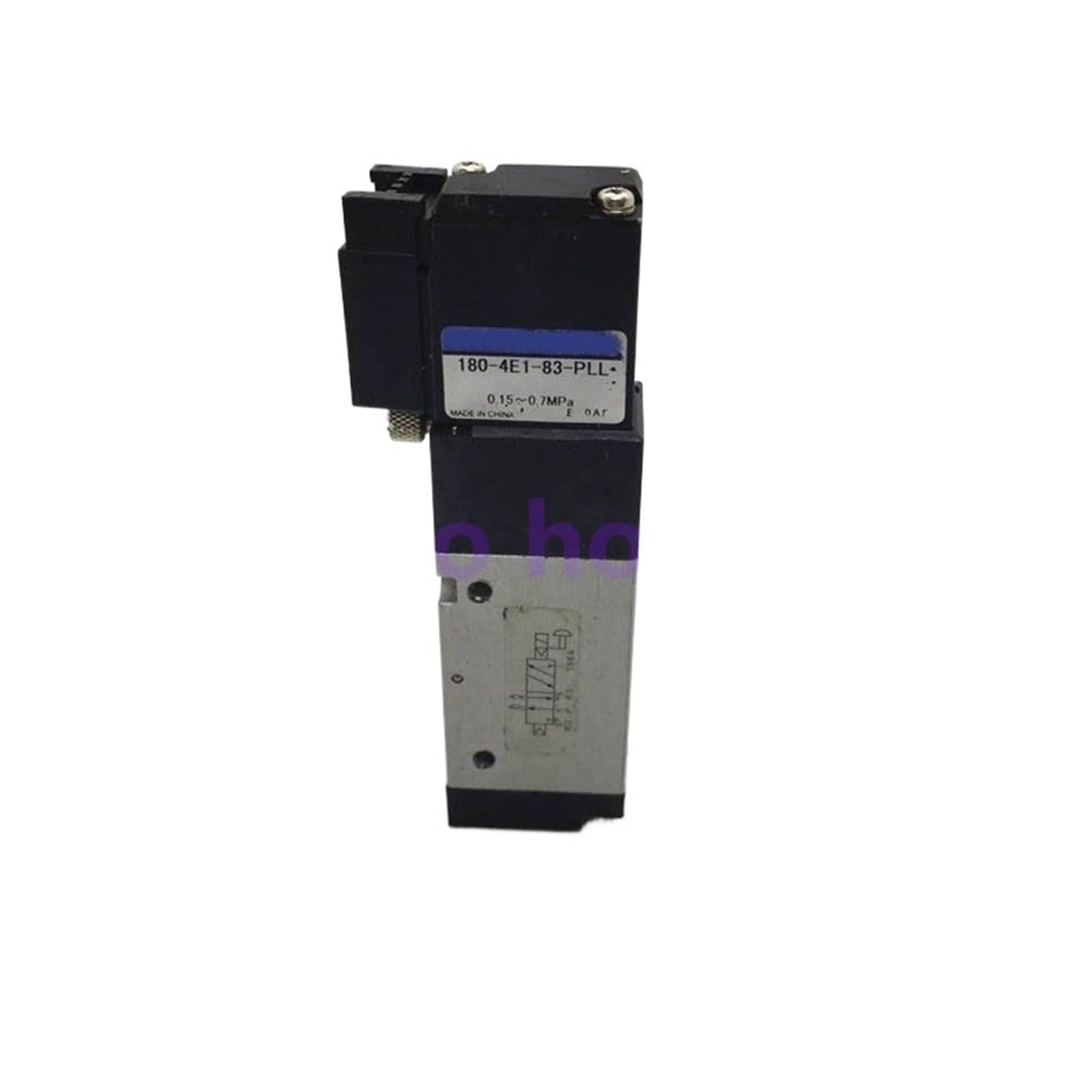 Válvula solenoide doble control neumático preciso 180-4E2-83-PLL de 5 vías DC24V