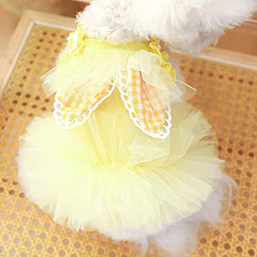 Puppy Floral Dress Cute Cake Dress Princess Bowknot Dress Cat Dresses For Summer Outfits For Yorkie Female Cat Small Pet Clothes Pets Princess Wind Dog Birthday Dress Cute Outfits Dog Clothes #TOP3
