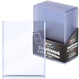 BCW 138 PT. Thick Card Topload Holder - Pack of 10 | Durable Rigid PVC Toploader | Toploaders for Memorabilia...