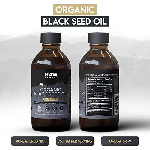 Raw Planet Black Seed Oil (8Oz) #TOP1