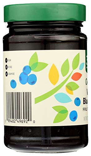 Image of 365 by Whole Foods Market, Organic Wild Blueberry Fruit Spread, 17 Ounce (Pack of 2)