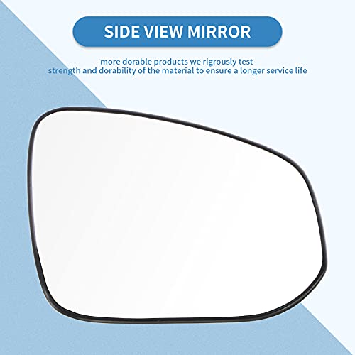 Eccpp Passenger Side Exterior Mirror Glasses, Right Side Rear View Mirror Glass Door Mirror Glass Replacement Fit For 2013 2014 2015 2016 2017 2018 For Toyota Rav4 #TOP2