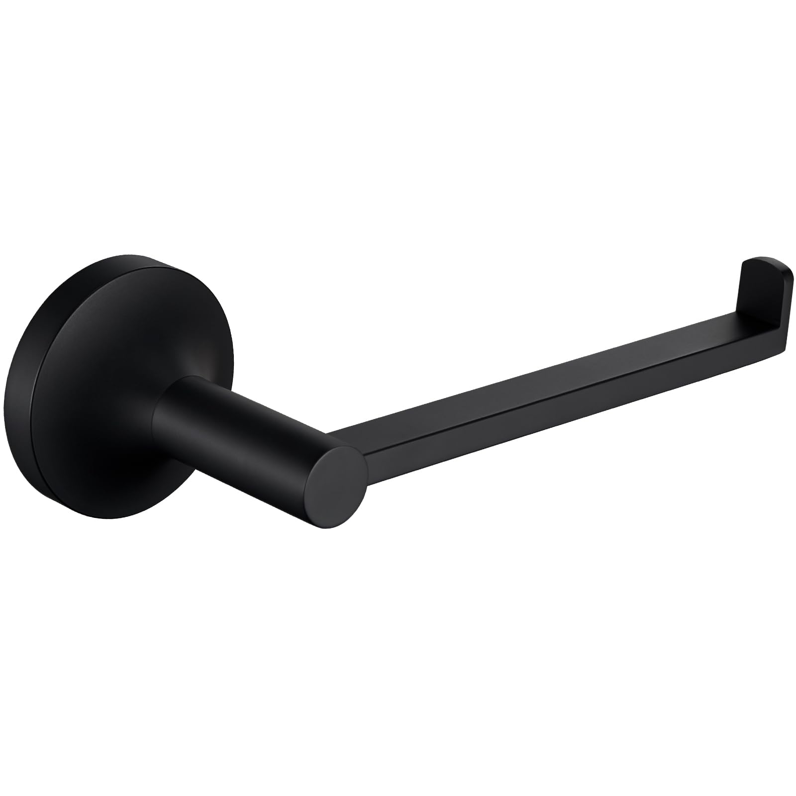 APLusee Matte Black Toilet Paper Holder for Restroom, 304 Stainless Steel