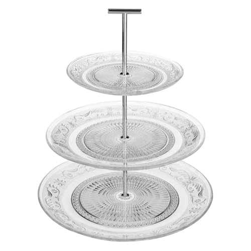 Paris Prix Secret de Gourmet - Serviteur à 3 Étages Renaissance 33cm Transparent