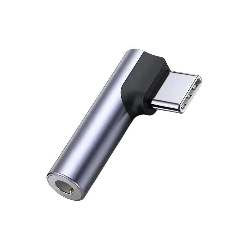 Image of USB C to 3.5mm Audio Adapter Type C Aux Headphone Jack DAC Stereo Mic HiFi Right Angle Dongle Compatible with 1Phone 17 16 15 Pro Max /16 15 Plus, 1Pad Pro, Galaxy S26 Ultra Pixel 9 (Type c to 3.5mm)
