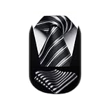 HISDERN Mens Tie Black Sliver Stripe Tie and Pocket Square Set Formal Striped Silk Necktie Handkerchief for Work Wedding Neckties Classic 3.4''