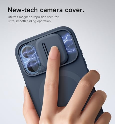 Coque de protection iPhone 17 SURITCH magnétique avec béquille et cache objectif