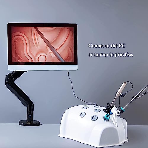 Laparoscopic Trainer Box, Laparoscopic Endo Trainer, Com 9móDulos De Treinamento + 4 Instrumentos De
