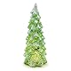 Weihnachtsbaum Mit Led, 24cm Glas Weihnachtsbaum Klein, Weihnachtsbaum Mit Beleuchtung, Beleuchtung Weihnachtsbaum Mit Akku, Tisch Weihnachtsbaum Mini, Kleiner Tannenbaum, Kinder Geschenke