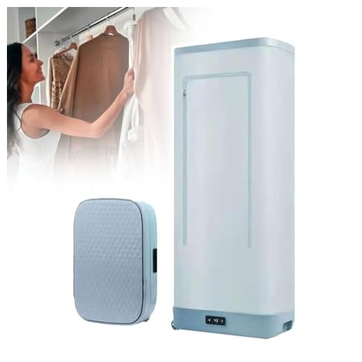 Secador De Roupas Compacto, Secador De Roupas Doméstico Com Rodízios, Tempo De 30-180 Minutos, Circulação De Ar Quente De 360 °, Aquecimento De Temperatura Constante,LightColor