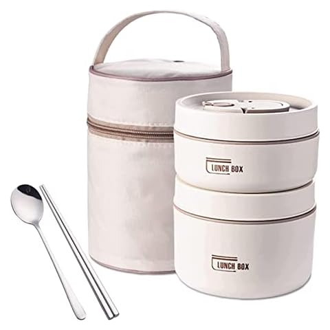Plesuxfy Thermo-Lunchbox | Startseite Stapelbare Snackbox Cover