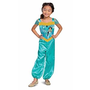 Disney Oficial – Disfraz Jasmine Niña Disney, Disfraz Jazmin Niña Disney, Disfraz Aladin Niña, Disfraz Princesa Niña, Disfraz Carnaval Niña Halloween Tallas S y M