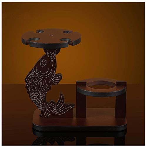 Soporte de Madera para Vino de Mesa para 1 Botella miniatura 3