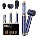 Mogawave 5 in 1 Hairstyler, Airstyler Airbrush Pro 1000w, 60000RPM Föhnbürste Haarstyler, Lockenstab mit Luft Links/Rechts, Negative Ionen Pflege,Sie dem Haar Volumen, Locken und Föhnen Sie Haar