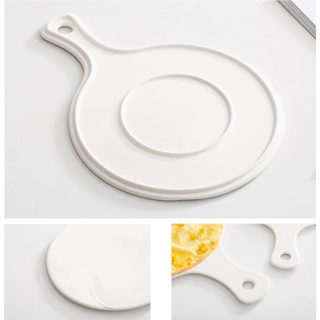 Bandeja para hornear antiadherente Cacerola de pastel redondo Pan horneado Cerámica Pan Pan Pizza Pan Pan Huevo Tarta Pan Pizza Pan hornear Horno Horno Pan Molde para pasteles antiadherente