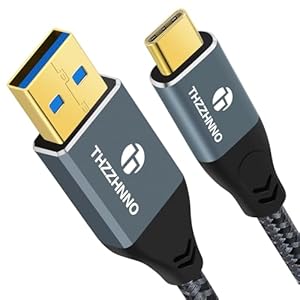 Thzzhnno USB-A auf USB-C Kabel 2M Grau