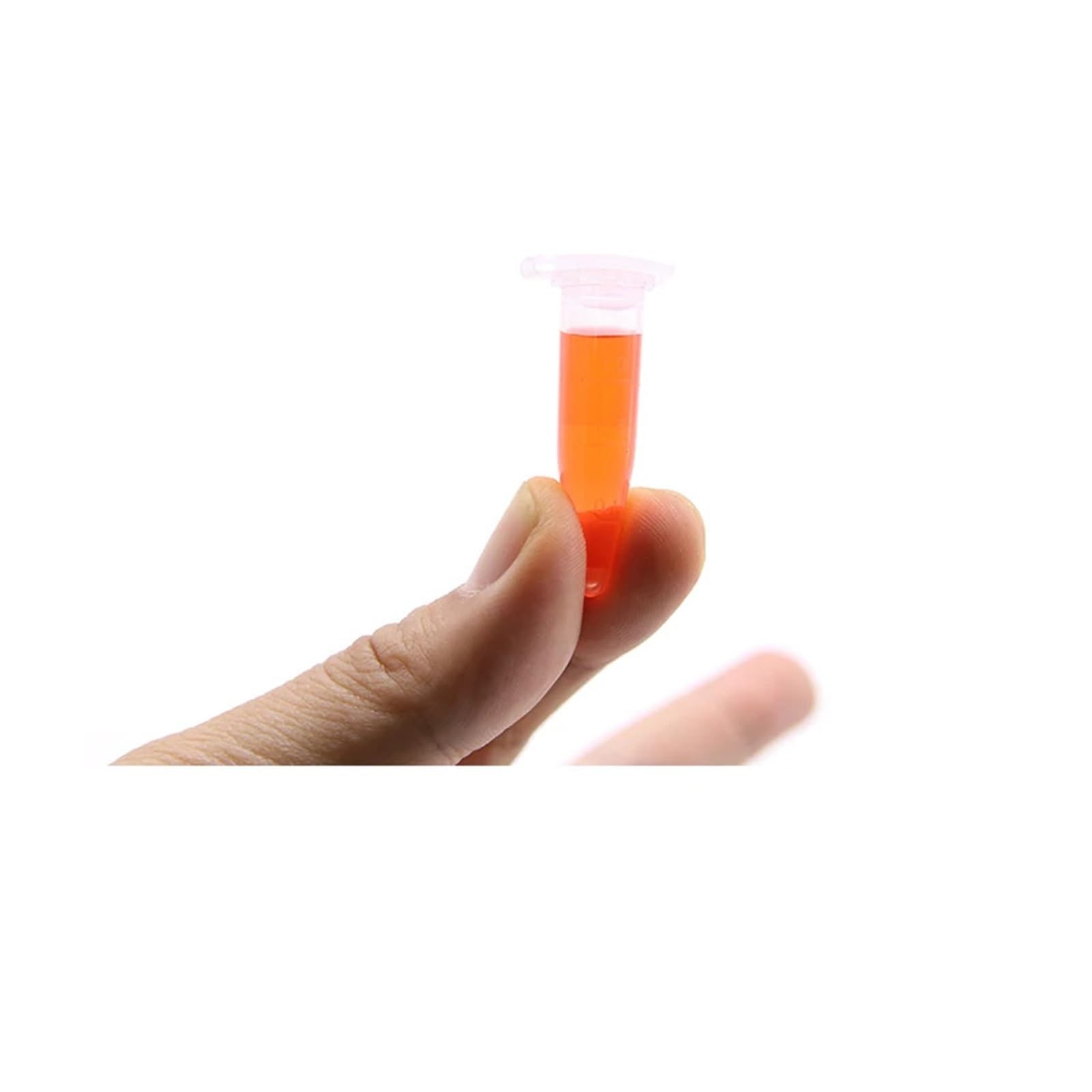MENGKE 500PCS Pcr Micro Centrifuge Tube 0.2ml 0.5ml 1.5ml 2ml Snap Cap Plastic Test Tube Laboratory Centrifuge Tubes With Scale(0.5ml transparent)