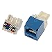 Panduit CJ688TPBU Category-6 8-Wire TP-Style Jack Module, Blue.