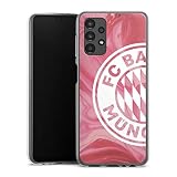 DeinDesign Silikon Hülle kompatibel mit Samsung Galaxy A13 4G Case transparent Handyhülle FC Bayern München Wappen FCB
