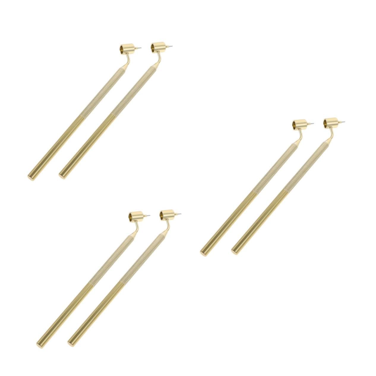 Stylo de peinture à pointe fine inclinée avec débit contrôlé pour outils de dessin TEHAUX