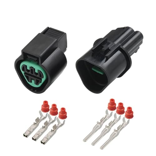 Connecteur de voiture étanche 3 broches mâle femelle compatible PB621-03020 en lot de 50