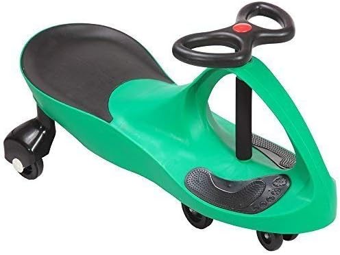 Swing Car Ride On Swivel Scooter Childrens Toy Kids Wiggle Gyro Twist And Go Xmas (Green)