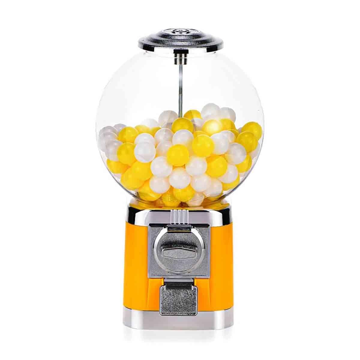 Candy Gumball-Automat. Großer Kaugummiautomat | Kommerzieller Bonbon-Kaugummiautomat, 100 leere Kugeln, 30 Edelstahlmarken(Green)