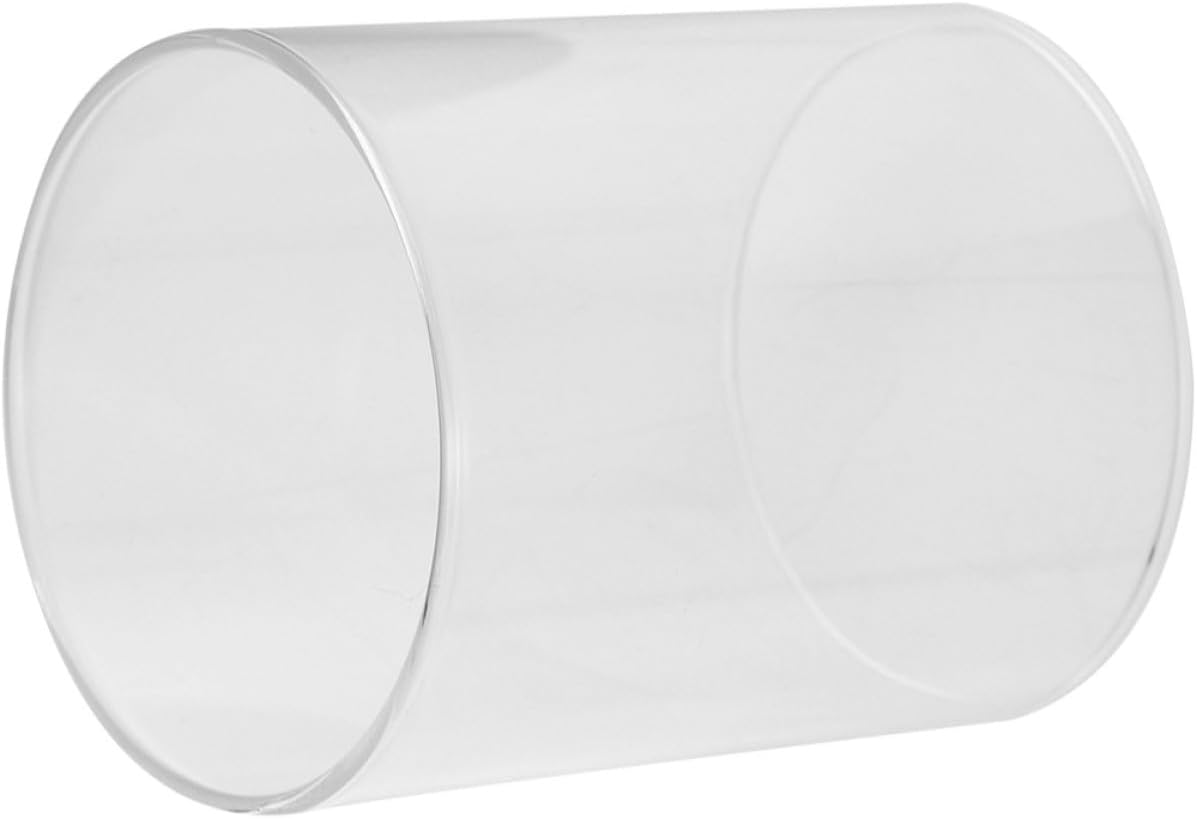 TIDTALEO Cylindrical Glass Salad Serve Bowl for Food, Kitchen Restaurant