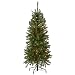 National Tree 4.5 Foot Kingswood Fir Pencil Tree with 150 Multicolor Lights, Hinged (KW7-313-45)