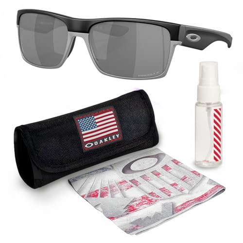Oakley OO9189 TWOFACE - Polarized/Non-Polarized - Square Shape Sunglasses with Official Eyewear Kit Bundle