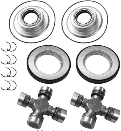 2014835 Front Axle Seal And Greaseable U Joint Compatible with 2005-2015 F250 F350 Super duty 2017426 54983 25-332X SPL55-3X