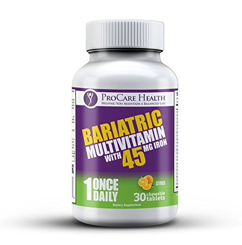 **New Enhanced Formula**Bariatric Complete Chewable Multi-Vitamin Once Per Day 30 Count- Designed for RNY, Sleeve, Bypass and Switch Surgery Patients- 1 Month Supply **New Enhanced Formula**Bariatric Complete Chewable Multi-Vitamin Once Per Day 30 Count- Designed for RNY, Sleeve, Bypass and Switch Surgery Patients- 1 Month Supply