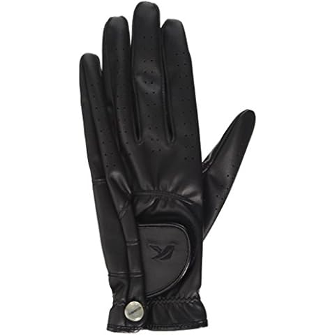 Kasco Women's Fashion Fit Golf Gloves, Black, Medium Cover