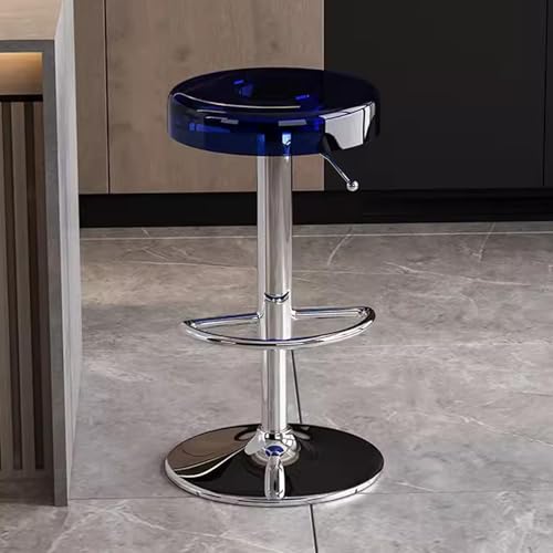 Tabourets de bar acrylique réglables pour chaises de bar cuisine et pub