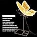 Wedding Electric Butterfly Floor Lamp Light Up Butterfly Creative Decoration Props Wedding Butterfly Floor Lamp for Wedding Party Birthday(White,80CM)