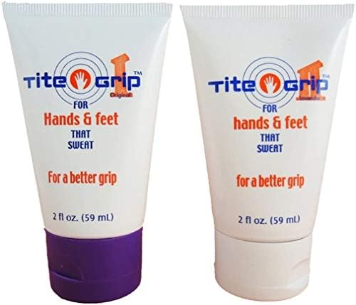I and Tite Grip II for hands and feet that sweat