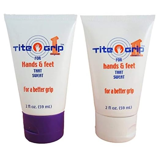 Tite Grip I and Tite Grip II for hands and feet that sweat