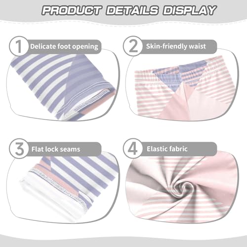 Tartan Plaid Blue Pink Girls Shorts Cotton Cartwheel Shorts Streetwear for Vacation3