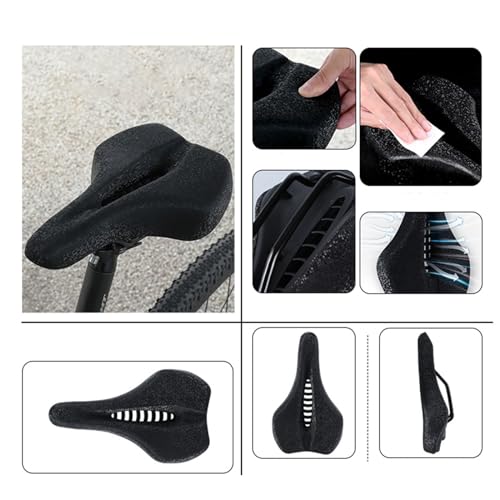 Selle de vélo avec absorption des chocs imperméable pour VTT et route