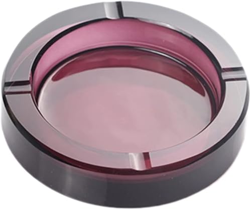 Miniatura 6 de Sizikato Cenicero de cristal de color de 4 pulgadas