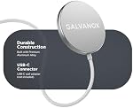 Magnetic Wireless Charger, 15W Fast Charging, 2-Pack with 10ft & 6ft Braided USB-C Cables – Compatible with MagSafe for iPhone - White