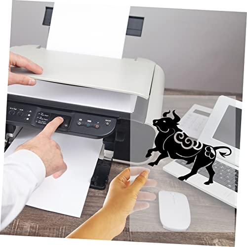 20 piezas de película autoadhesiva para impresión PET, película fotográfica de inyección de tinta con alta transparencia para serigrafía miniatura 6