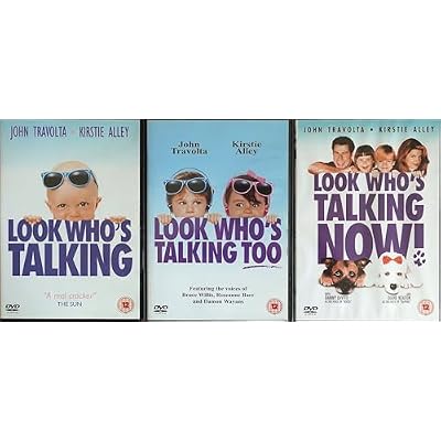 LOOK WHO'S TALKING 1-3 COMPLETE COLLECTION / 1. LOOK WHO'S TALKING / 2. LOOK WHO'S TALKING TOO / 3. LOOK WHO'S TALKING NOW = ULTIMATE 3x DVD UK SET