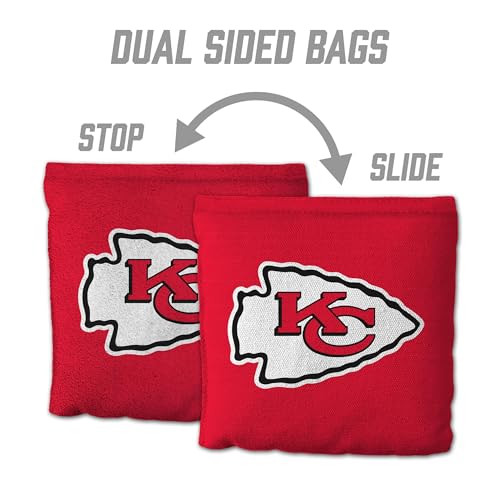 YouTheFan NFL Kansas City Chiefs Set of 8 Cornhole Bags by YouTheFan - Used condition - Image 2