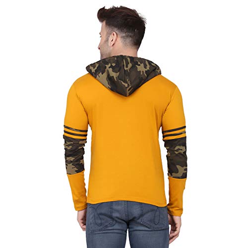Image of Men's Regular Fit Designer Hood Full T-Shirt